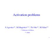 Activation problems