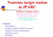Neutrino target station at JPARC