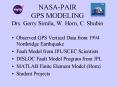 NASA-PAIR GPS MODELING Drs. Gerry Simila, W. Horn, C. Shubin PowerPoint PPT Presentation