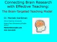 Connecting Brain Research with Effective Teaching: PowerPoint PPT Presentation