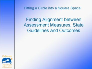 Fitting a Circle into a Square Space: