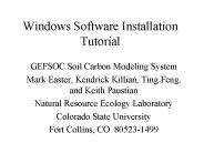 Windows Software Installation Tutorial