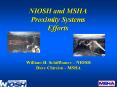 NIOSH and MSHA Proximity Systems Efforts PowerPoint PPT Presentation