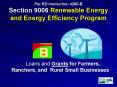 Per RD Instruction 4280B Section 9006 Renewable Energy and Energy Efficiency Program PowerPoint PPT Presentation