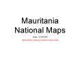 Mauritania National Maps PowerPoint PPT Presentation