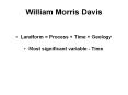 William Morris Davis PowerPoint PPT Presentation