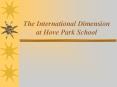 The International Dimension at Hove Park School PowerPoint PPT Presentation