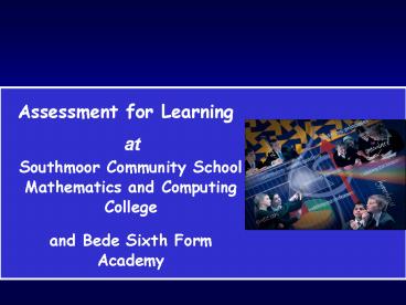 Assessment for Learning