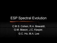 ESP Spectral Evolution