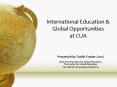 International Education PowerPoint PPT Presentation