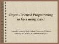 ObjectOriented Programming in Java using Karel PowerPoint PPT Presentation