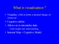 What is visualisation PowerPoint PPT Presentation