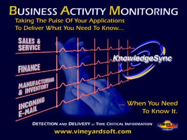 Vineyardsoft Corporation Presents: KnowledgeSync 2000