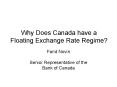 Why Does Canada have a Floating Exchange Rate Regime PowerPoint PPT Presentation