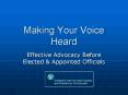 Making Your Voice Heard PowerPoint PPT Presentation