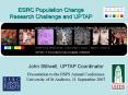ESRC Population Change Research Challenge and UPTAP PowerPoint PPT Presentation