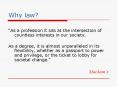 Why law PowerPoint PPT Presentation