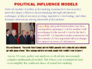 POLITICAL INFLUENCE MODELS