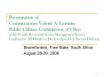 Presentation of Commissioner Valerie A' Lemmie Public Utilities Commission of Ohio at the Fourth Pro PowerPoint PPT Presentation