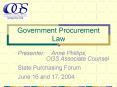 Government Procurement Law