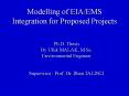 Modelling of EIAEMS Integration for Proposed Projects PowerPoint PPT Presentation