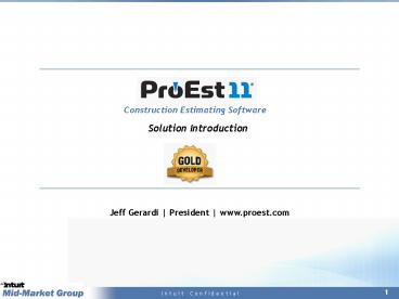 Construction Estimating Software