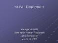 AtWill Employment PowerPoint PPT Presentation