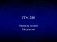 ITM 280 PowerPoint PPT Presentation