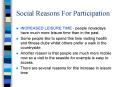 Social Reasons For Participation PowerPoint PPT Presentation