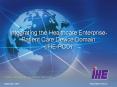 Integrating the Healthcare Enterprise Patient Care Device Domain IHEPCD PowerPoint PPT Presentation