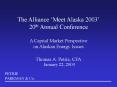The Alliance  PowerPoint PPT Presentation