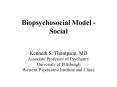 Biopsychosocial Model Social PowerPoint PPT Presentation