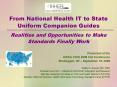 From National Health IT to State Uniform Companion Guides Realities and Opportunities to Make Standa PowerPoint PPT Presentation