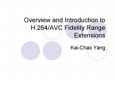 presentation player overlay