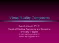 Virtual Reality Components PowerPoint PPT Presentation