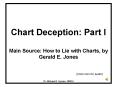 Chart Deception: Part I Main Source: How to Lie with Charts, by Gerald E' Jones PowerPoint PPT Presentation