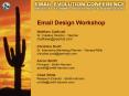 Email Design Workshop PowerPoint PPT Presentation