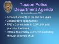 Tucson Police Department Agenda PowerPoint PPT Presentation
