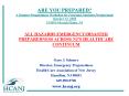 ARE YOU PREPARED? A Disaster-Preparedness Workshop for Food and Nutrition Professionals October 12, 2006 UMDNJ-Scotch Plains, NJ PowerPoint PPT Presentation