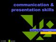 communication PowerPoint PPT Presentation
