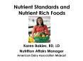 Nutrient Standards and Nutrient Rich Foods PowerPoint PPT Presentation