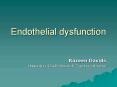 Endothelial dysfunction PowerPoint PPT Presentation