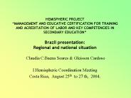HEMISPHERIC PROJECT 