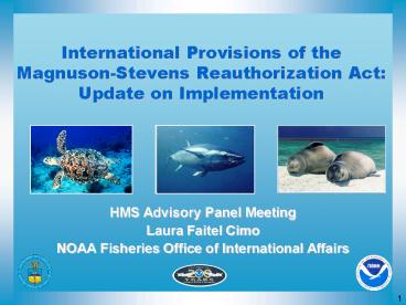 HMS Advisory Panel Meeting