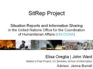 SitRep Project