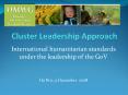 Cluster Leadership Approach PowerPoint PPT Presentation