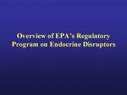 Overview of EPA