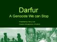 Darfur A Genocide We can Stop PowerPoint PPT Presentation