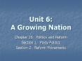 Unit 6: A Growing Nation PowerPoint PPT Presentation