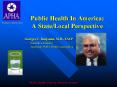 Public Health In America: A State/Local Perspective PowerPoint PPT Presentation